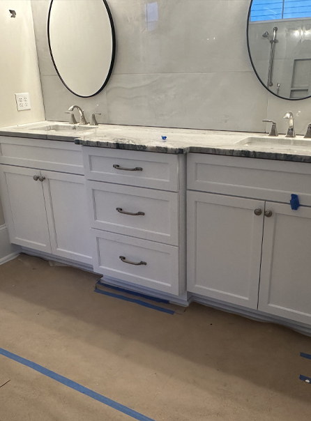 Create vanity and storage solutions tailored to your bathroom space and needs