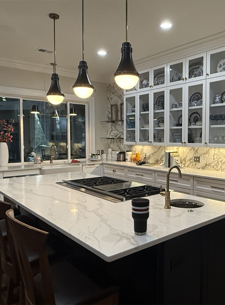 Design custom cabinet layouts for functionality and elegance